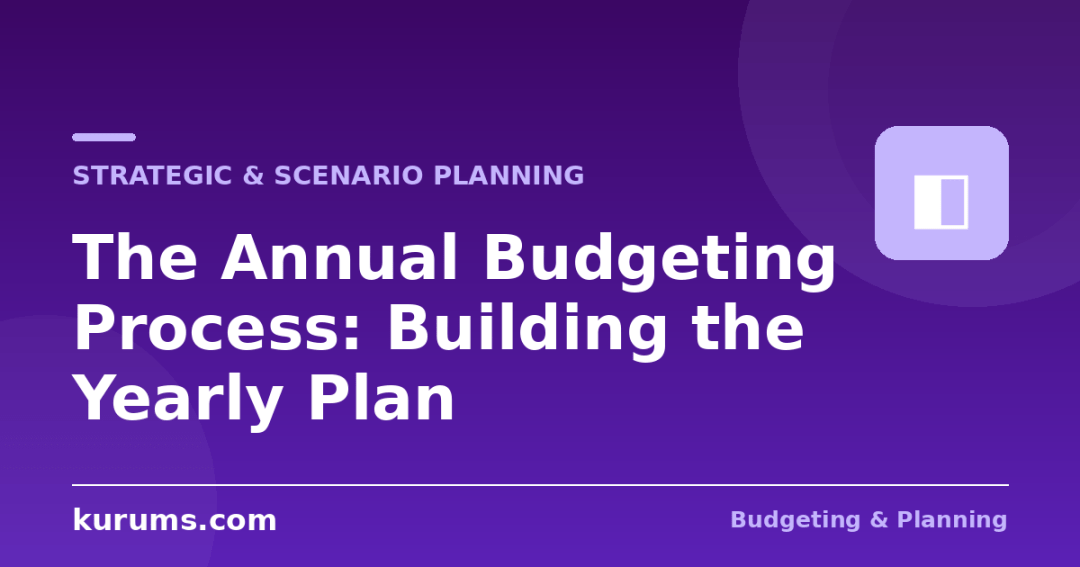 The Annual Budgeting Process: Building the Yearly Plan