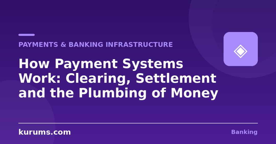 How Payment Systems Work: Clearing, Settlement and the Plumbing of Money