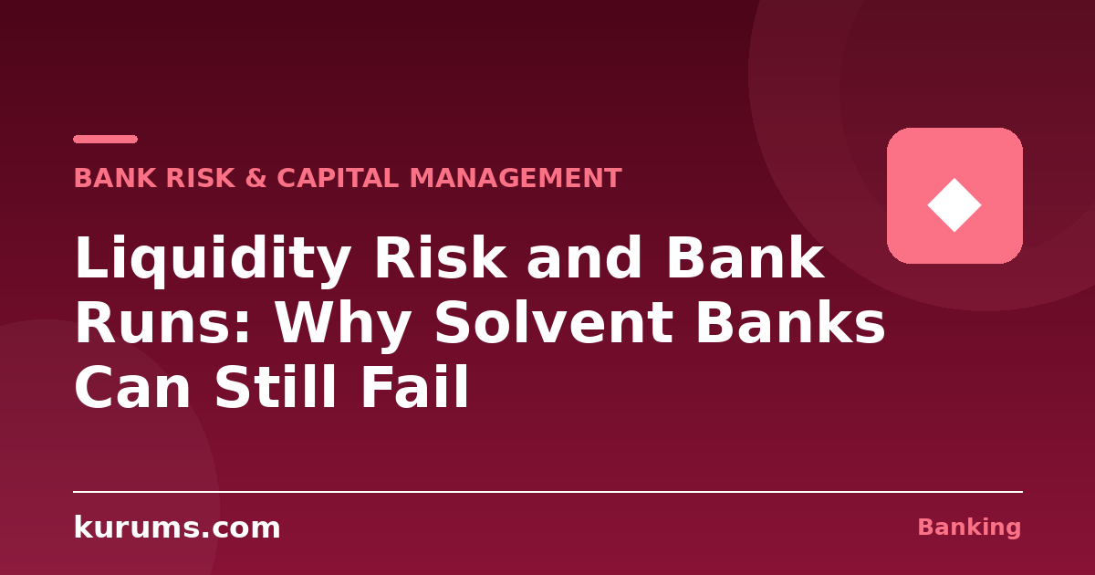 Liquidity Risk and Bank Runs Explained - Kurums | Business Intelligence
