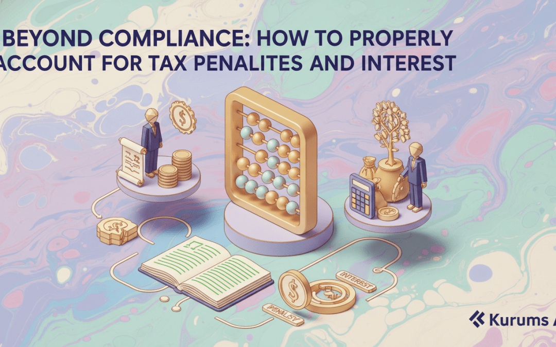 accounting for tax penalties and interest