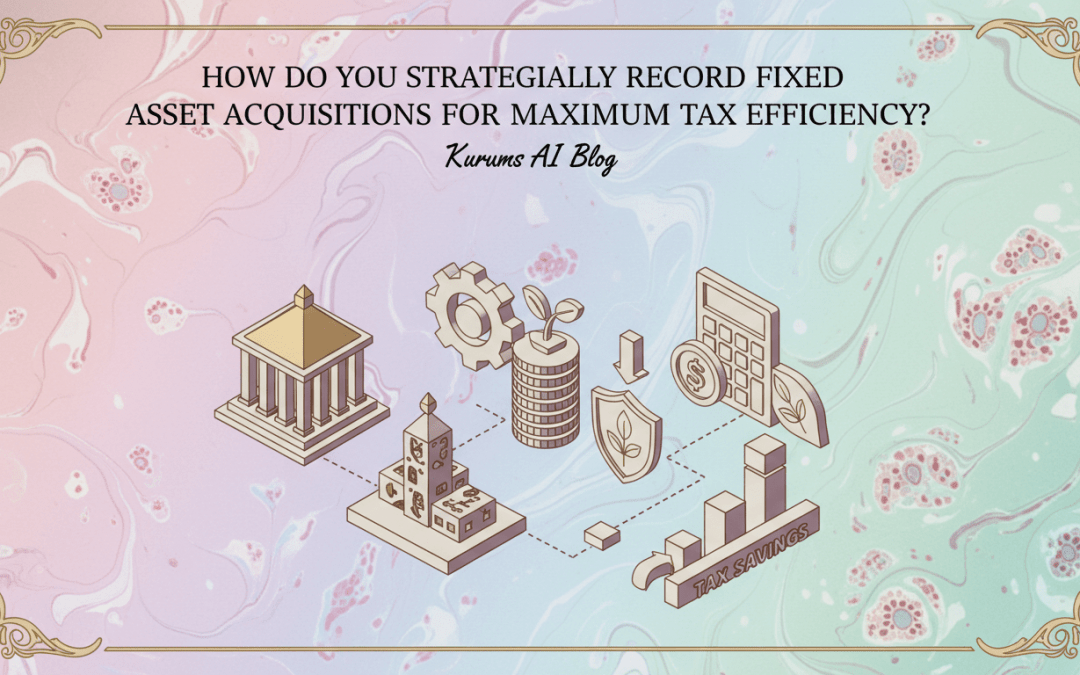 fixed asset acquisition recording