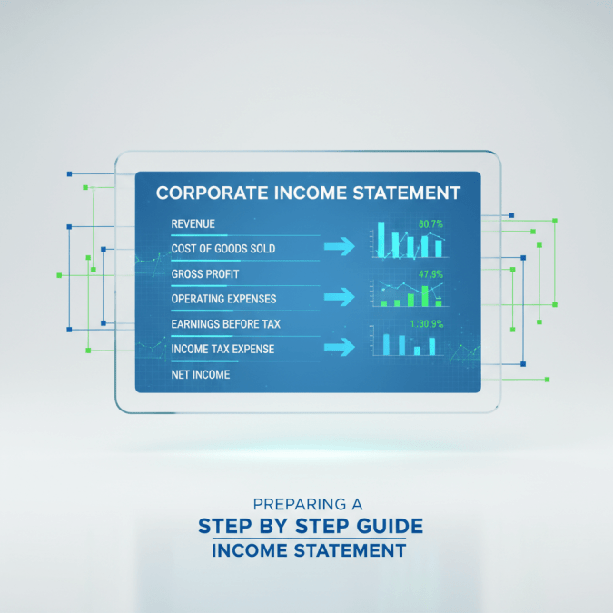 prepare an income statement