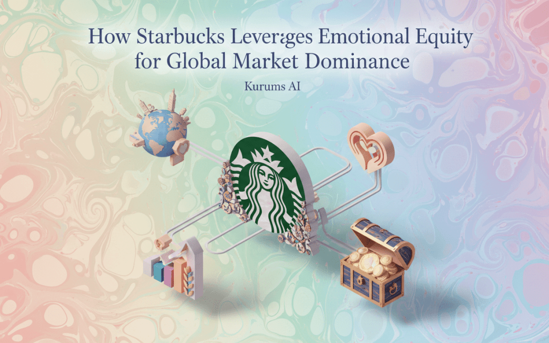 How did Starbucks achieve global retail scaling through brand connection?