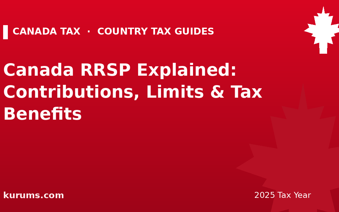 Canada RRSP Explained: Contributions, Limits & Tax Benefits (2025)