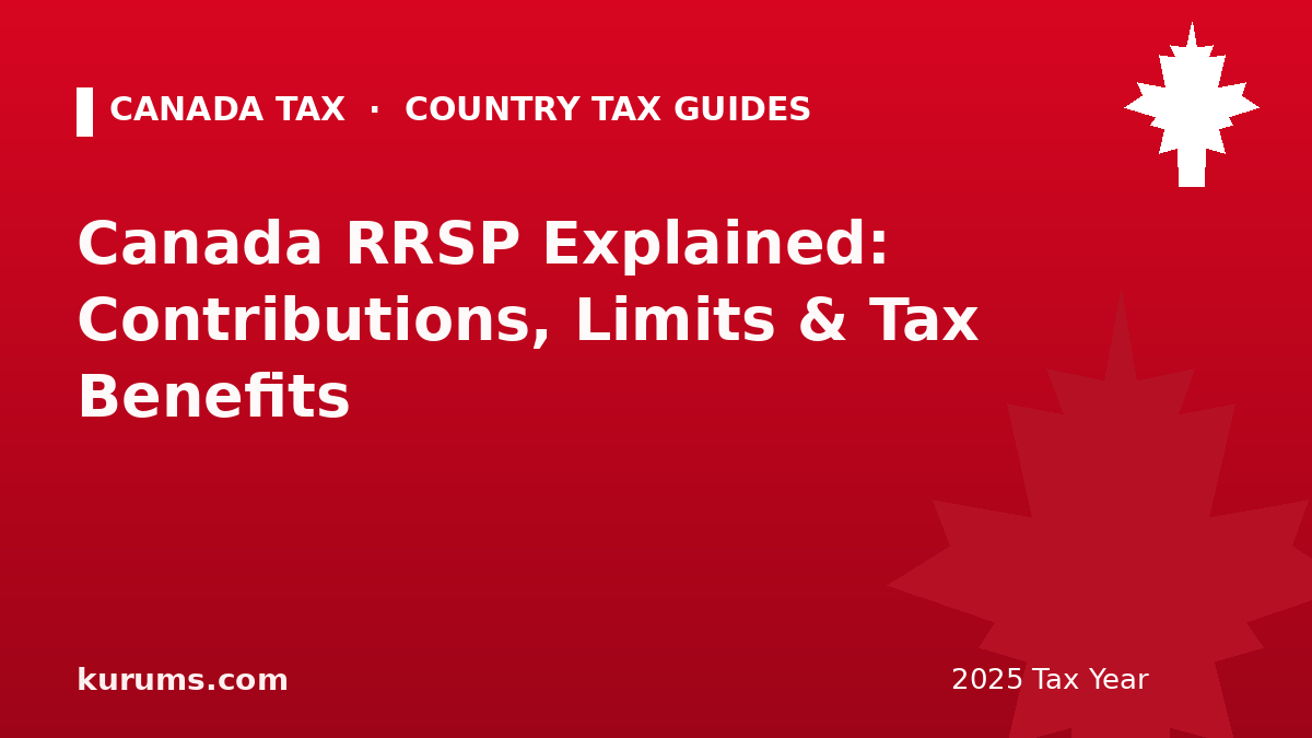 Canada RRSP Explained: Contributions, Limits & Tax Benefits (2025)