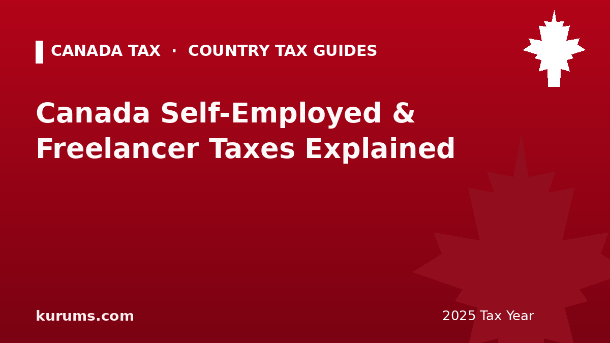 Canada Self-Employed & Freelancer Taxes Explained (2025)