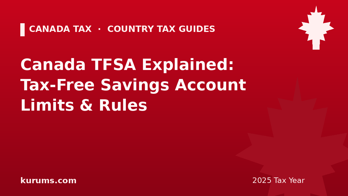 Canada TFSA Explained: Tax-Free Savings Account Limits & Rules (2025)