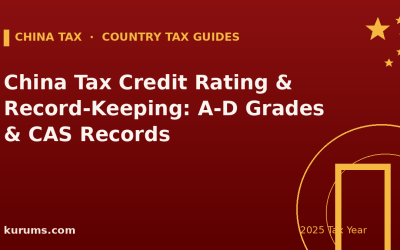 China Tax Credit Rating & Record-Keeping: A-D Grades & CAS Records (2025)