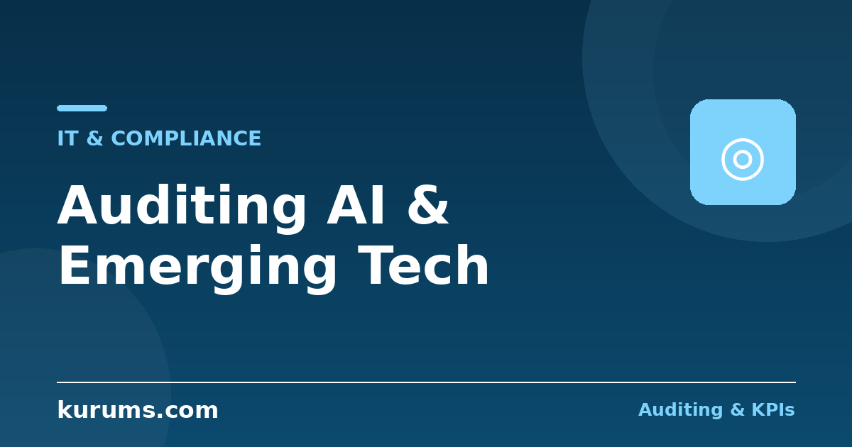 How Do You Audit AI and Emerging Technology?