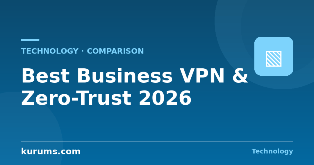 Best Business VPN & Zero-Trust Access in 2026: Features, Pricing & Comparison