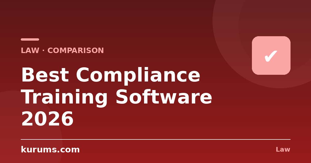 Best Compliance Training Software in 2026: Features, Pricing & Comparison