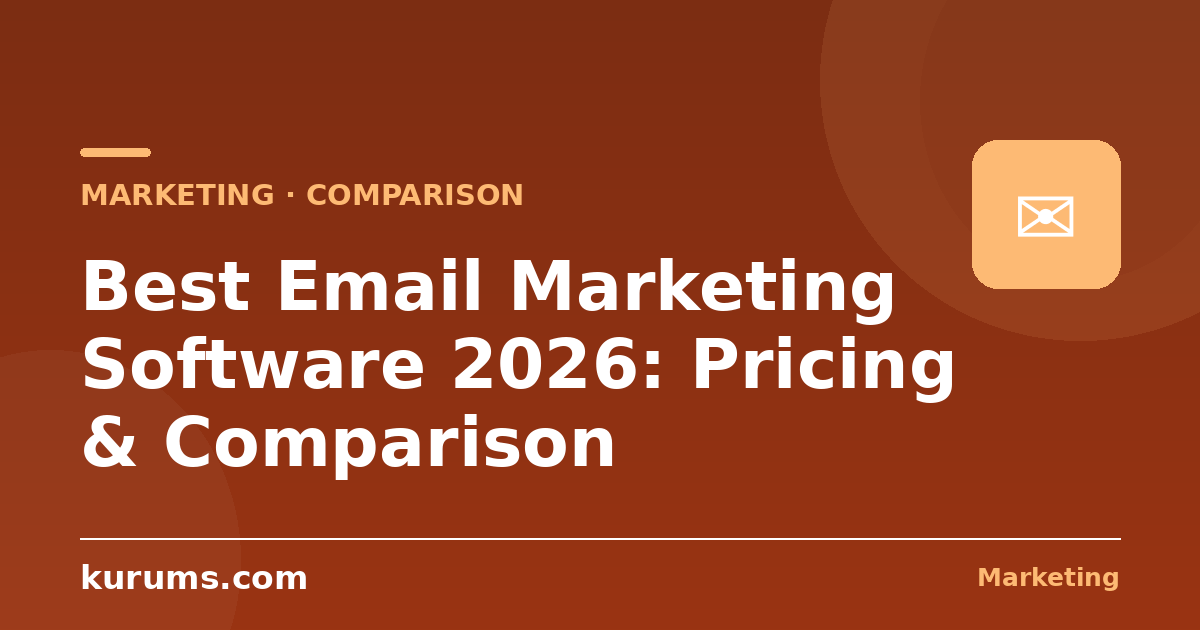 Best Email Marketing Software in 2026: Features, Pricing & Comparison
