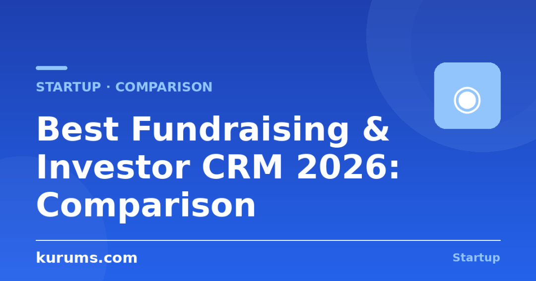 Best Fundraising & Investor CRM Software in 2026: Features, Pricing & Comparison