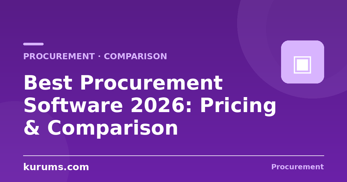 Best Procurement Software 2026