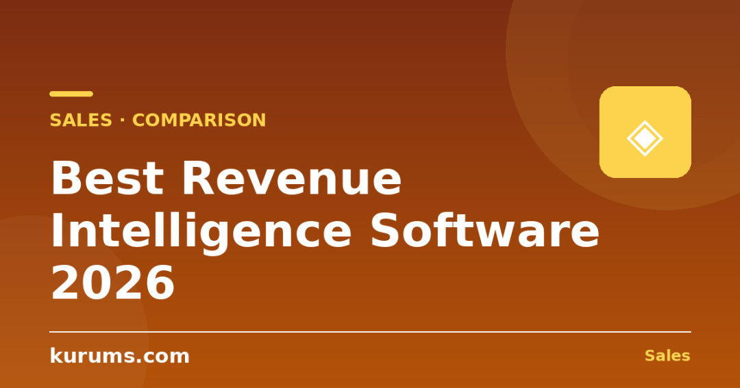 Best Revenue Intelligence Software in 2026: Features, Pricing & Comparison