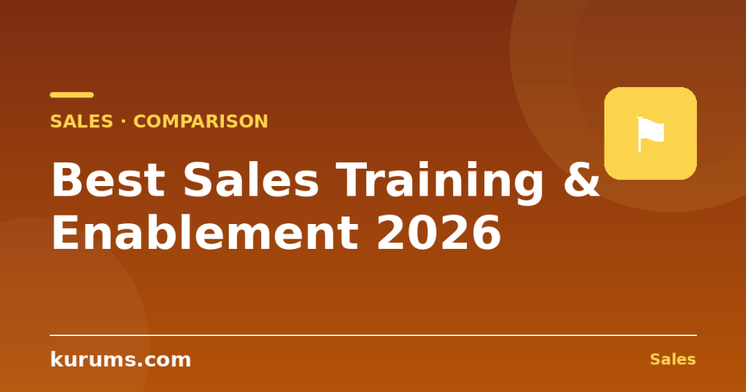 Best Sales Training & Enablement Software in 2026: Features, Pricing & Comparison