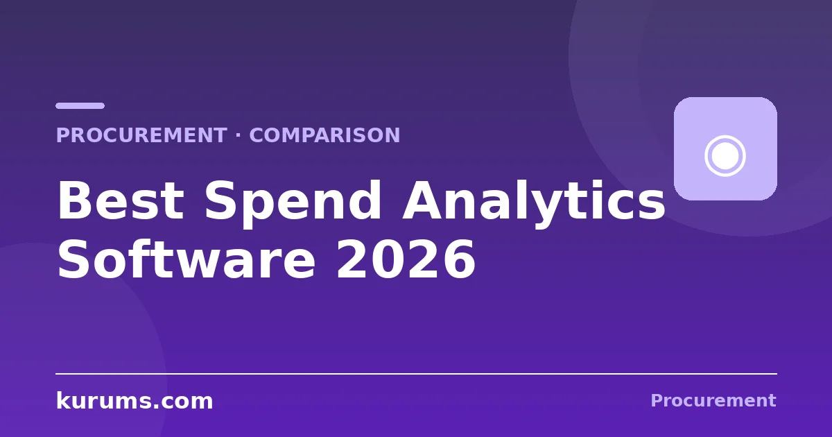 Best Spend Analytics Software in 2026: Features, Pricing & Comparison