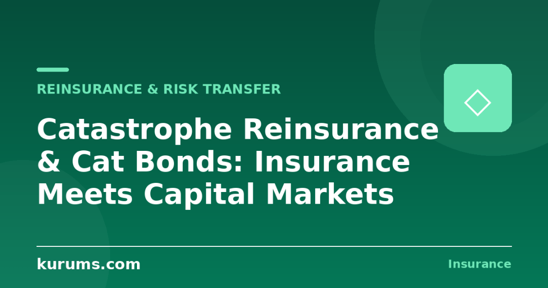 Catastrophe Reinsurance & Cat Bonds: Insurance Meets Capital Markets