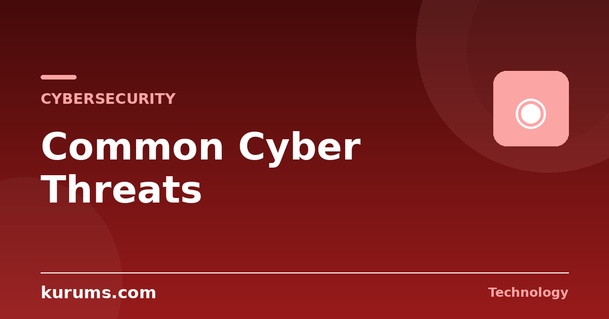 Common Cyber Threats Explained
