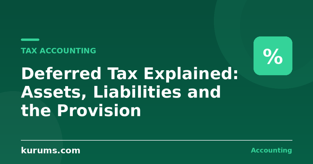 Deferred Tax Explained: Assets, Liabilities and the Provision
