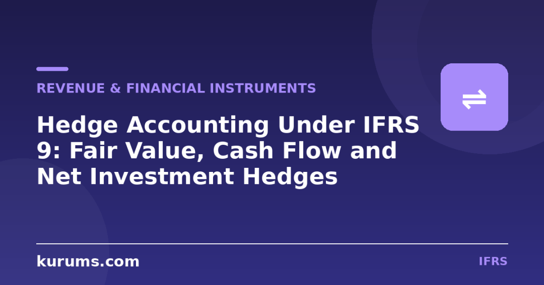 Hedge Accounting Under IFRS 9: Fair Value, Cash Flow and Net Investment Hedges
