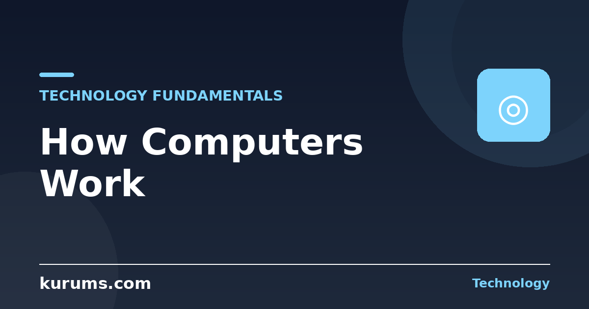 How Do Computers Work? A Beginner's Guide