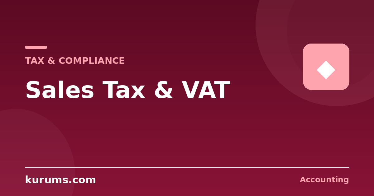 Sales Tax and VAT Explained