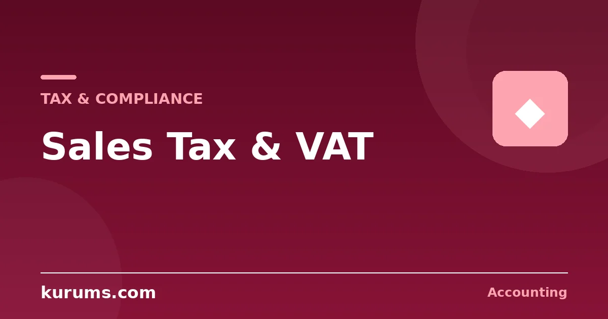 Sales Tax and VAT Explained
