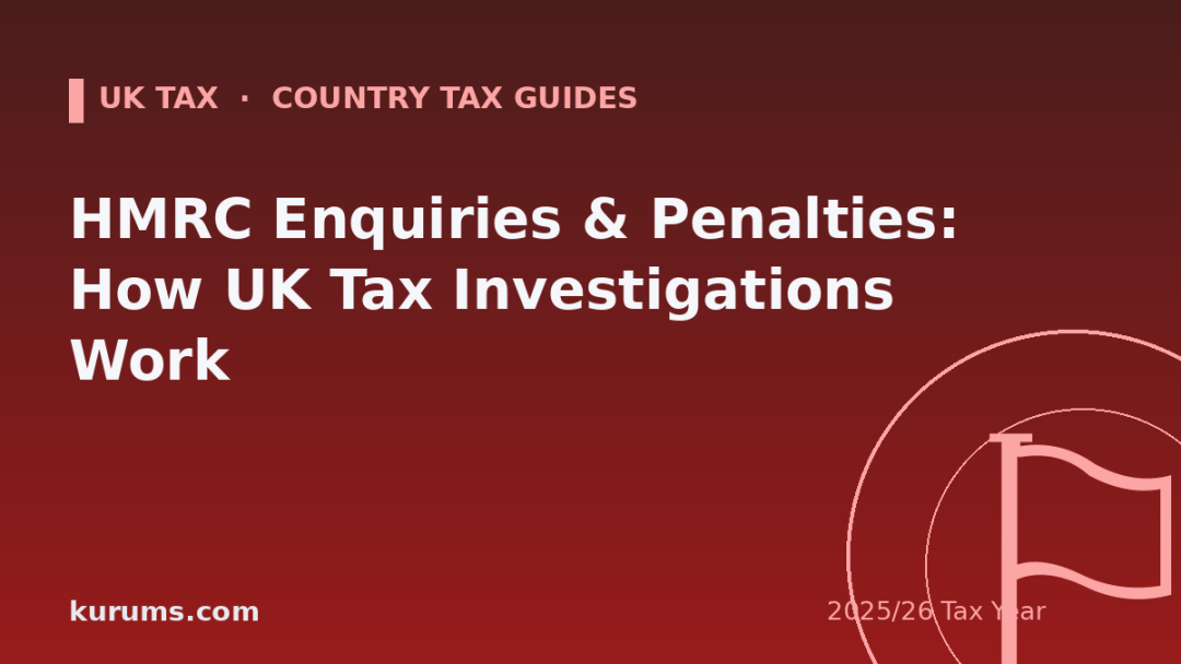 HMRC Enquiries & Penalties: How UK Tax Investigations Work (2025/26)