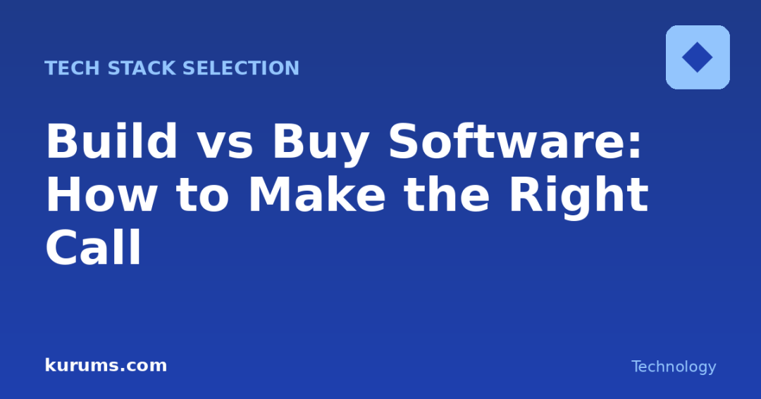 Build vs Buy Software: How to Make the Right Call