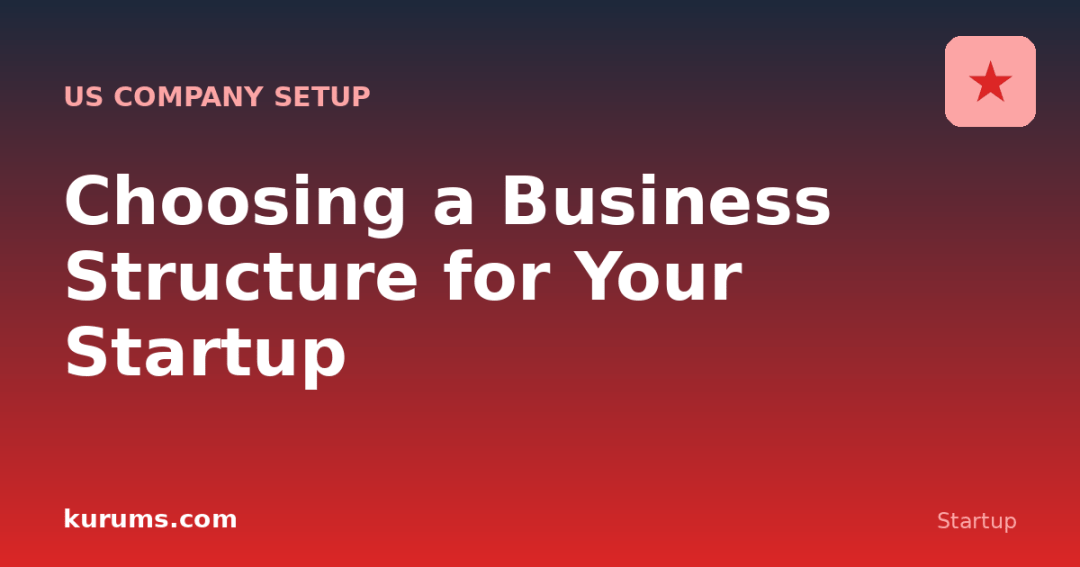 Choosing a Business Structure for Your Startup