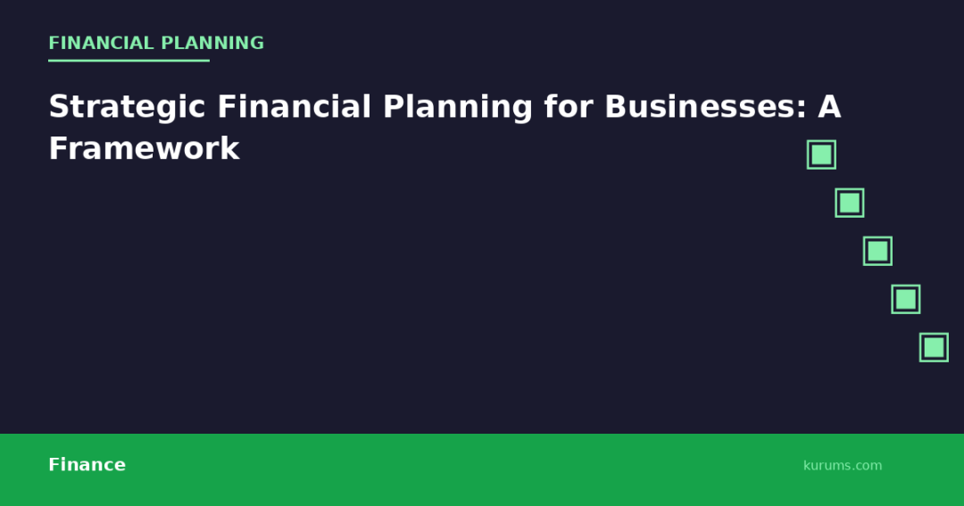 Strategic Financial Planning for Businesses: A Framework