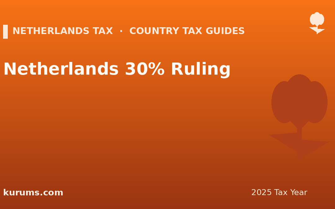 Netherlands 30% Ruling (Expat Scheme) Explained (2025)