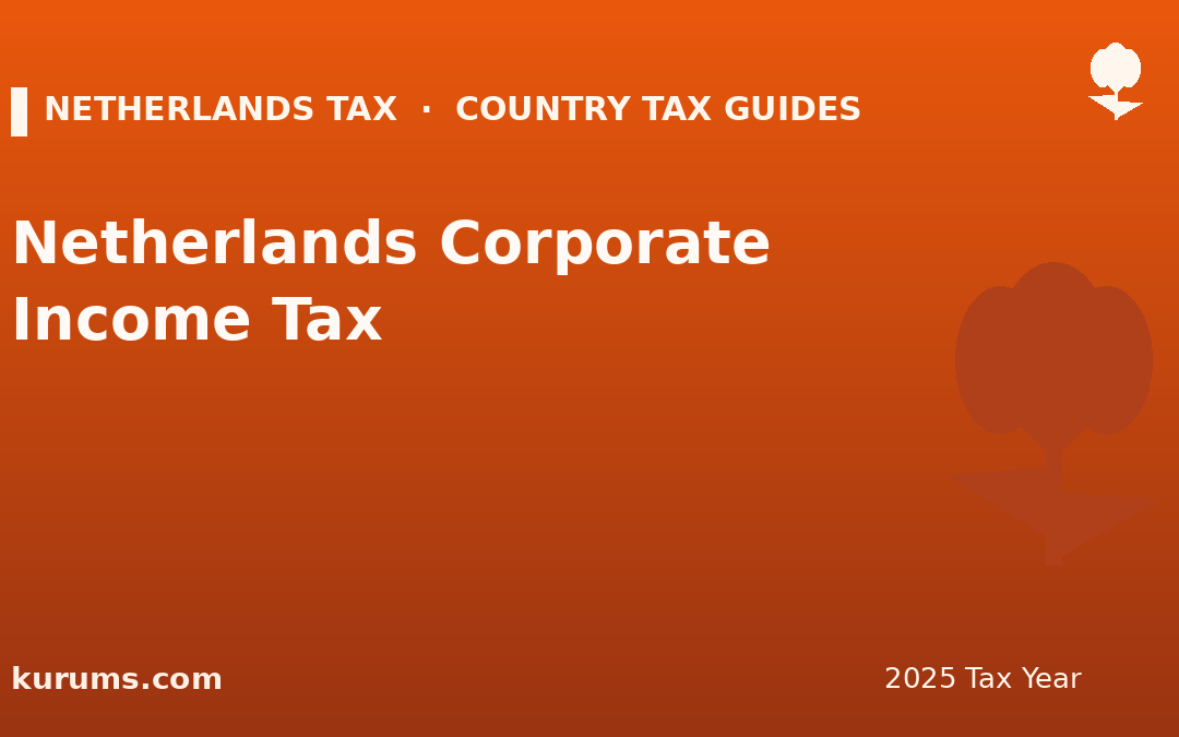 Netherlands Corporate Income Tax (Vpb) Explained (2025)