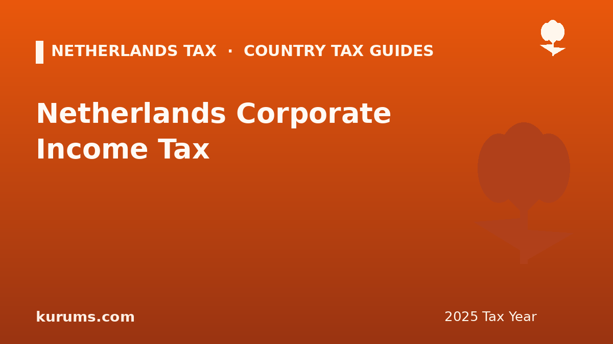 Netherlands Corporate Income Tax (Vpb) Explained (2025)