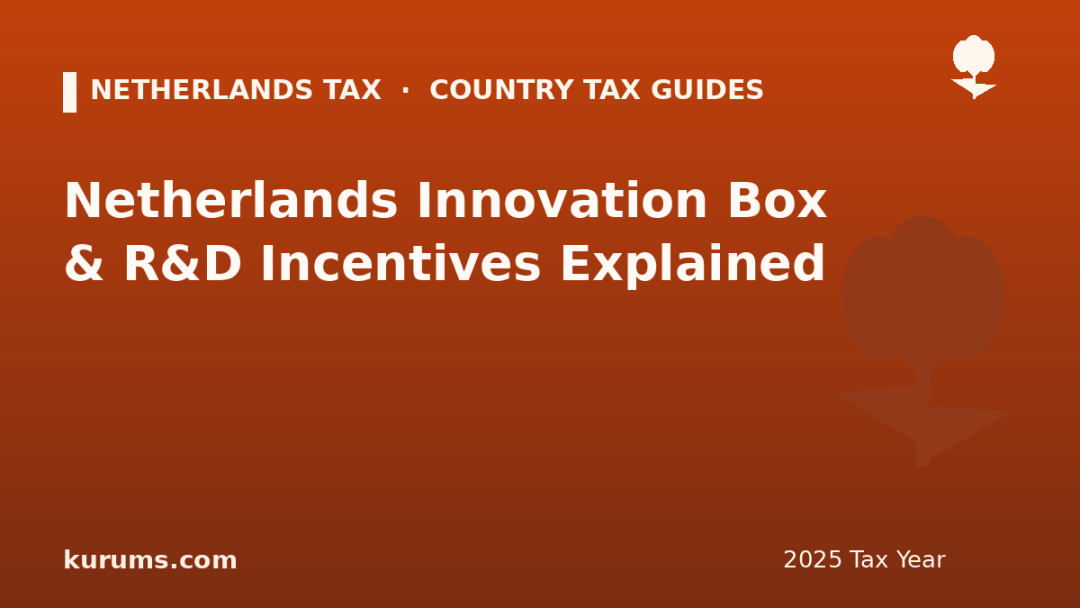 Netherlands Innovation Box & R&D Incentives Explained (2025)