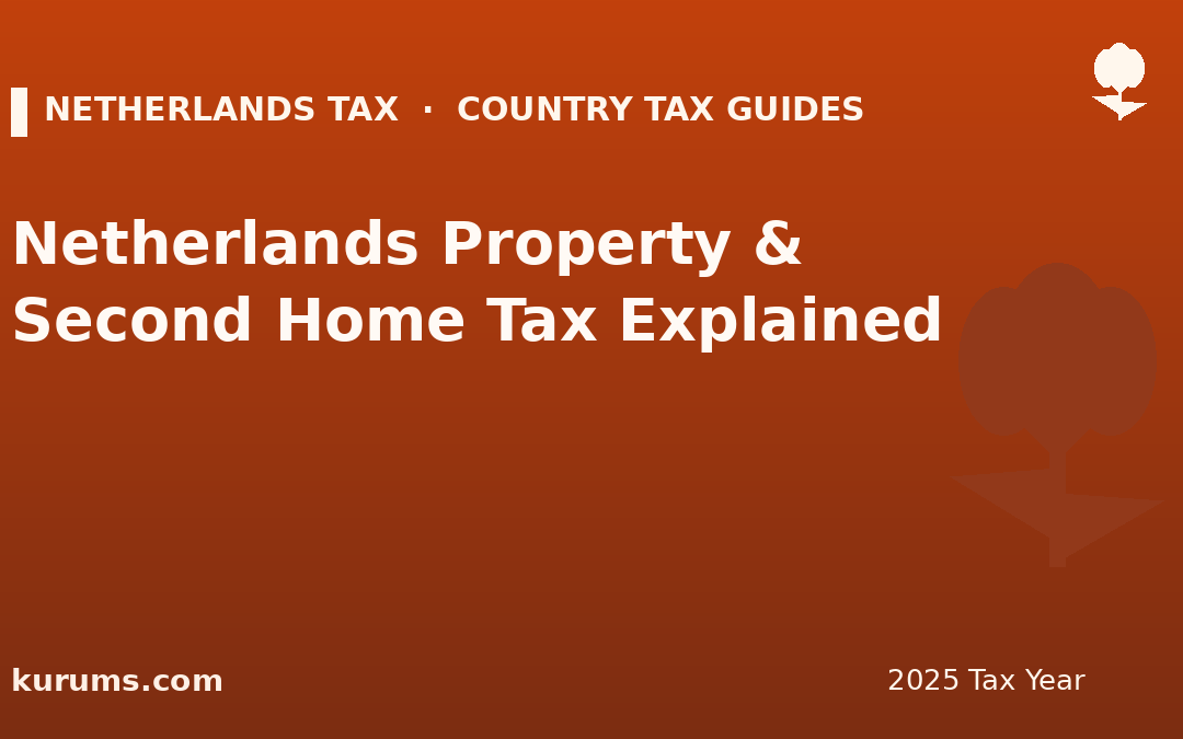 Netherlands Property & Second Home Tax Explained (2025)