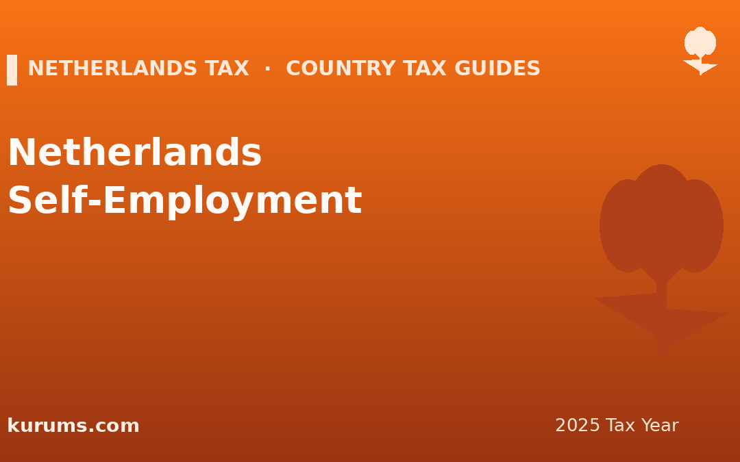 Netherlands Self-Employment (ZZP) Tax Explained (2025)