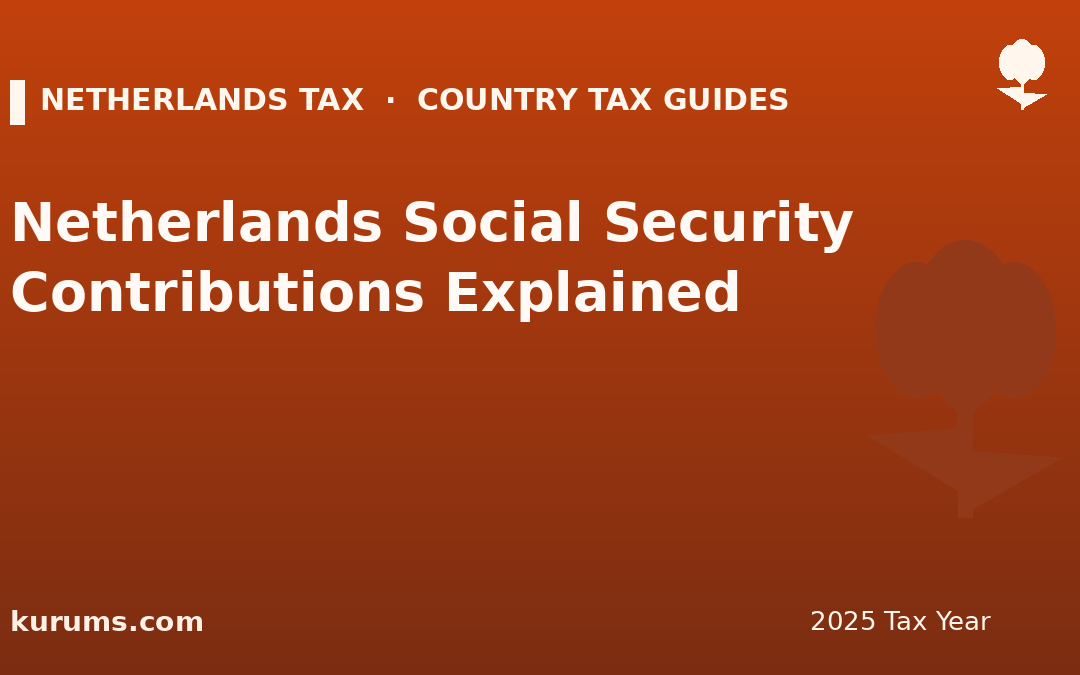 Netherlands Social Security Contributions Explained (2025)