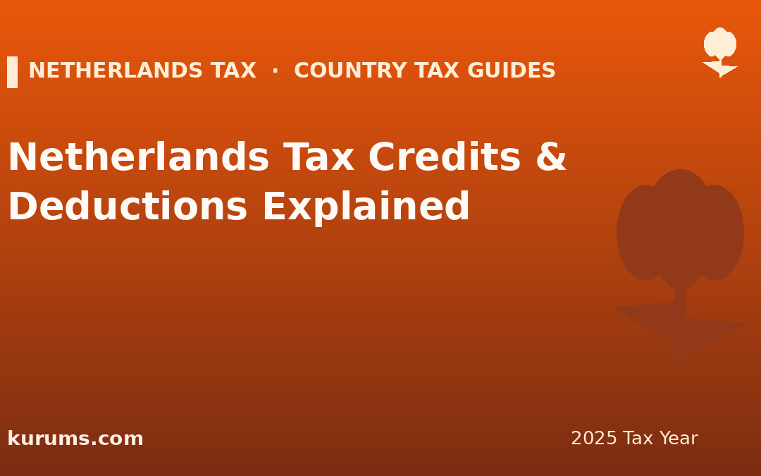 Netherlands Tax Credits & Deductions Explained (2025)