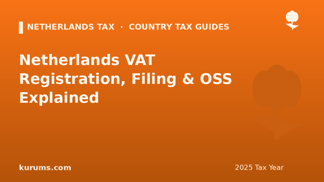 Netherlands VAT Registration, Filing & OSS Explained (2025)