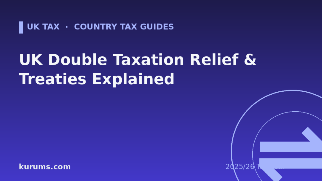 UK Double Taxation Relief & Treaties Explained (2025/26)