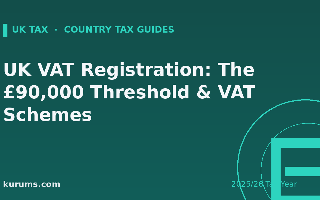 UK VAT Registration: The £90,000 Threshold & VAT Schemes (2025/26)