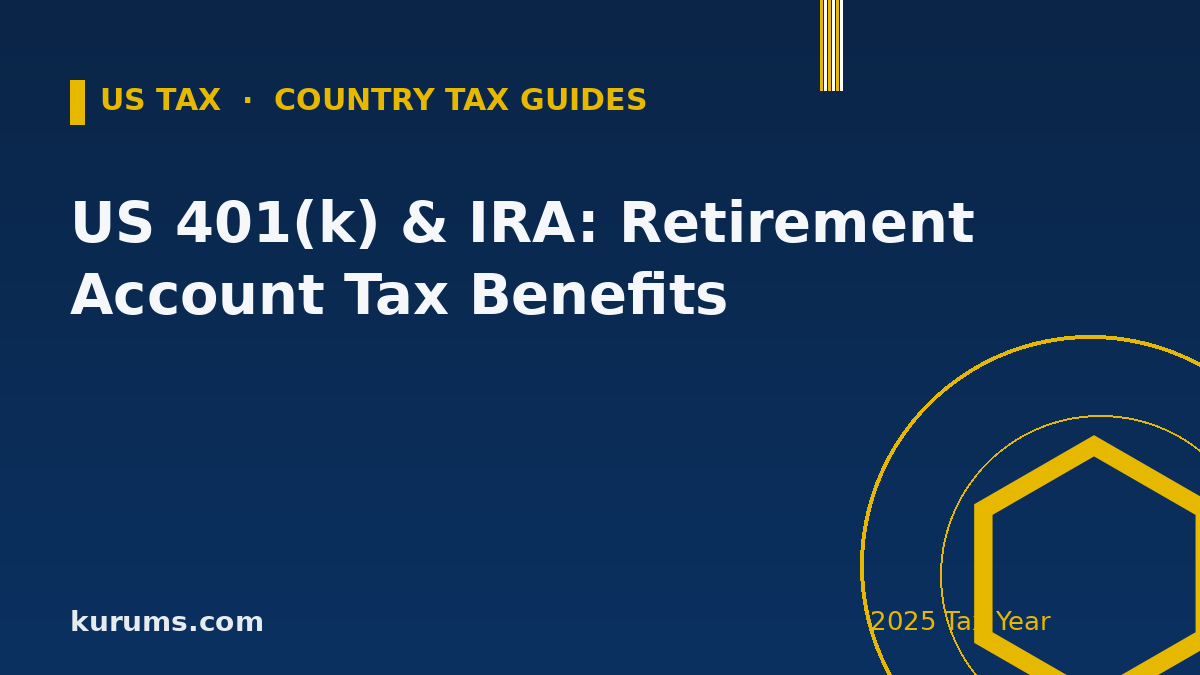 US 401(k) & IRA: Retirement Account Tax Benefits (2025)