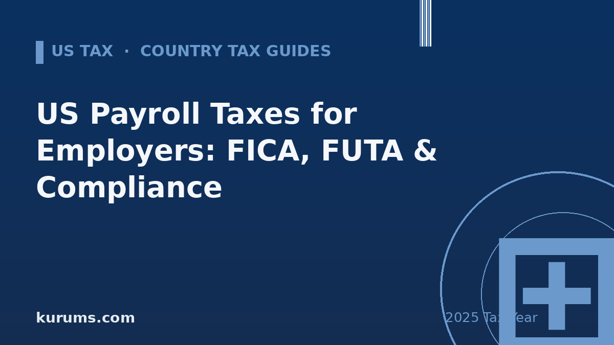 US Payroll Taxes for Employers: FICA, FUTA & Compliance (2025)
