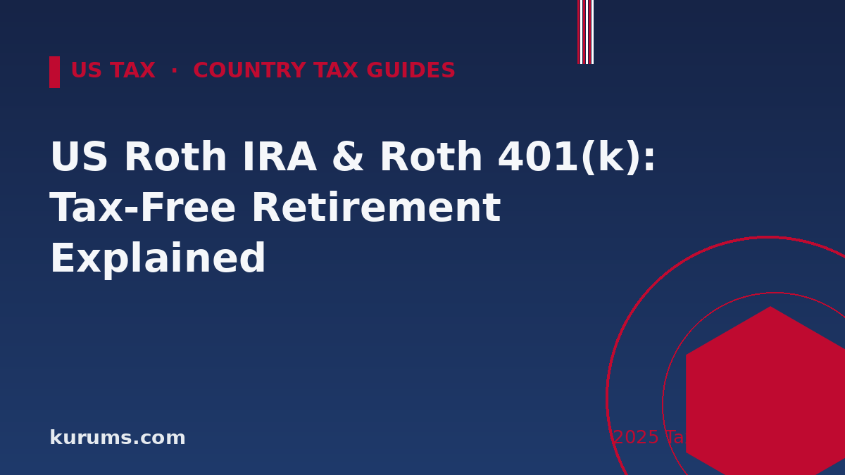 US Roth IRA & Roth 401(k): Tax-Free Retirement Explained (2025)