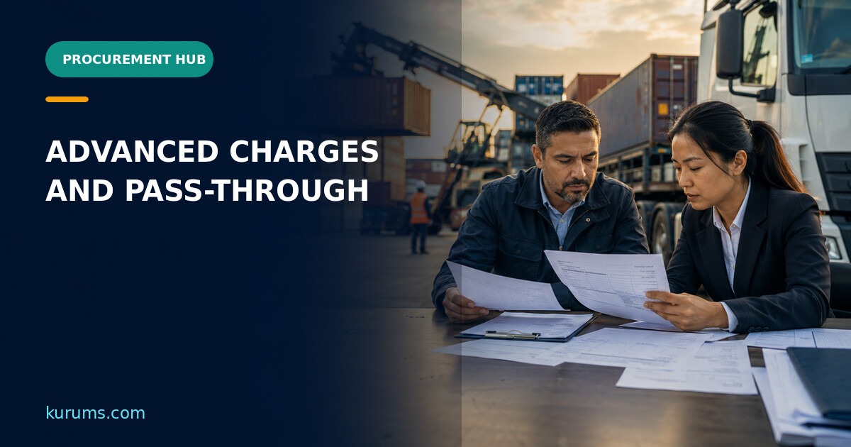 Procurement Hub cover for Advanced Charges and Pass-Through Freight: Invoice Controls for Procurement