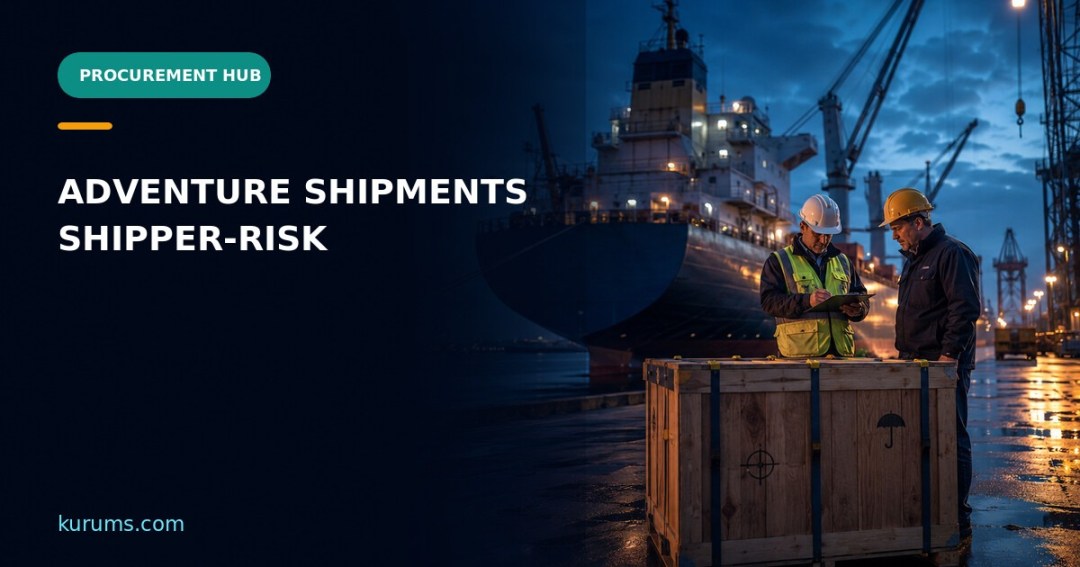 Procurement Hub cover for Adventure Shipments: Shipper-Risk Acceptance and Insurance Controls