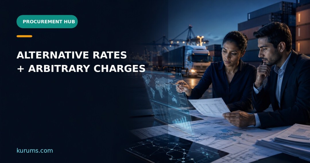 Procurement Hub cover for Alternative Rates and Arbitrary Charges: Exception-Proof Freight Tariffs