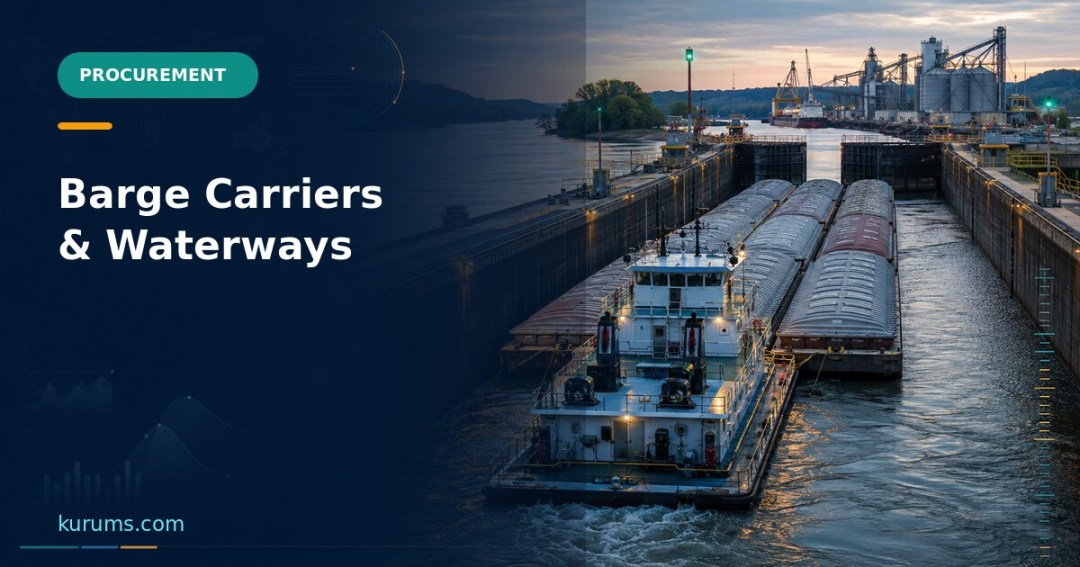 { "raw": "Barge Carriers and Inland Waterway Procurement: Capacity, Draft and Terminal Controls", "rendered": "Barge Carriers and Inland Waterway Procurement: Capacity, Draft and Terminal Controls" } — Kurums Procurement Hub featured image